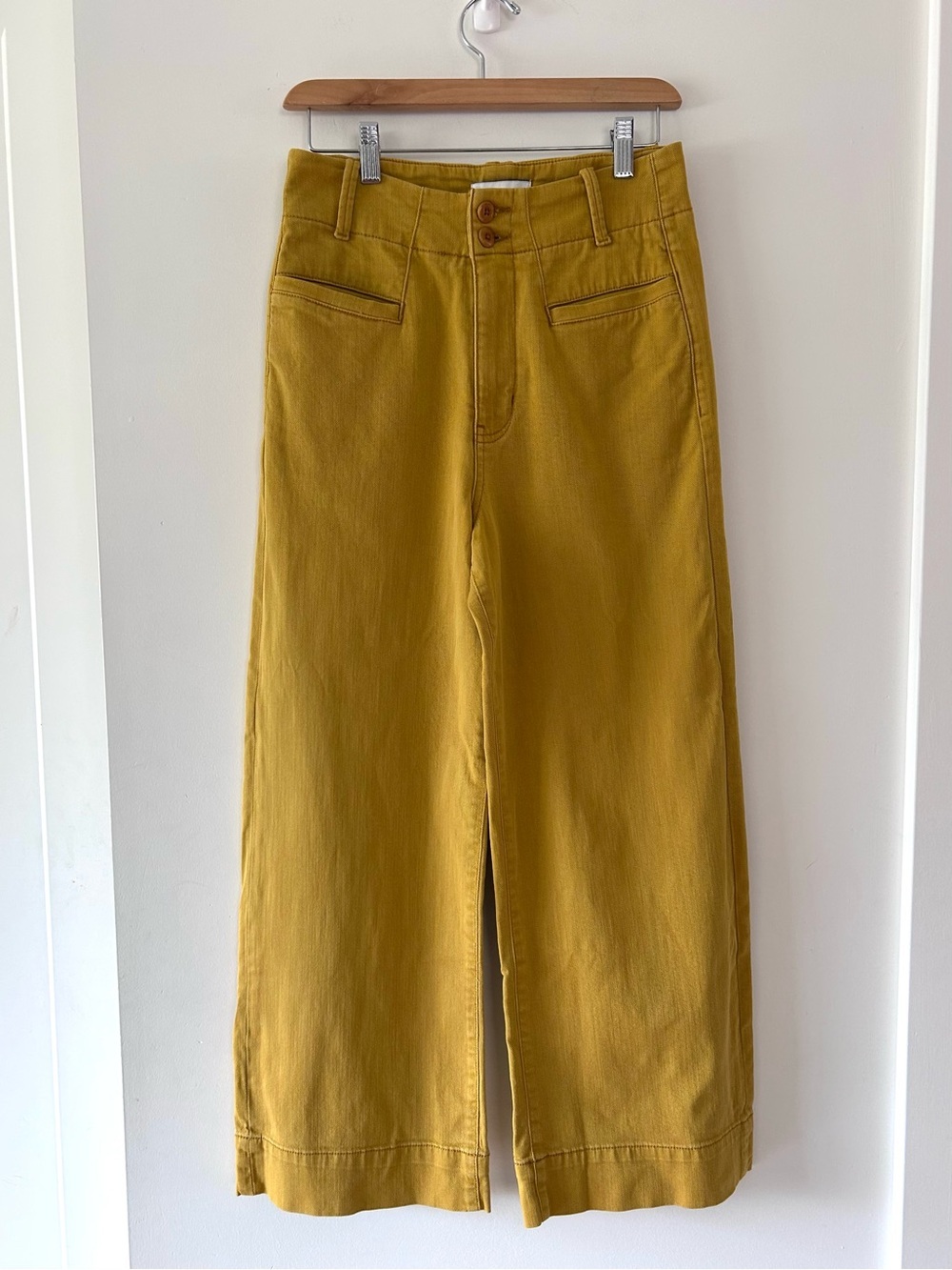 DU/ER LUXTWILL HIGH RISE TROUSER | Mustard | 26/26 - Picture 4 of 11